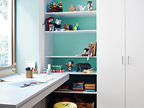 Children's study area blue project
